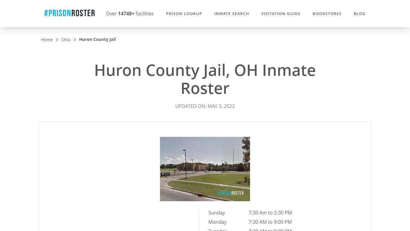 Huron County Jail, OH Inmate Roster